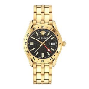 Versace Greca Time GMT Watch Mens